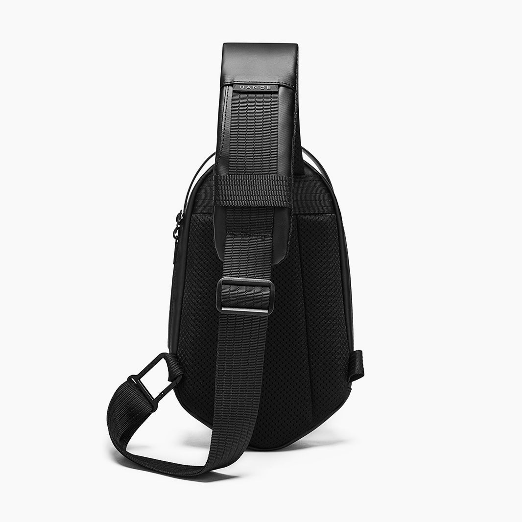 Bange - Bange Crashpak - Bolsa Tiracolo Masculina Rígida e Impermeável - Bolsas de ombroMy Bange - &cor_Preto