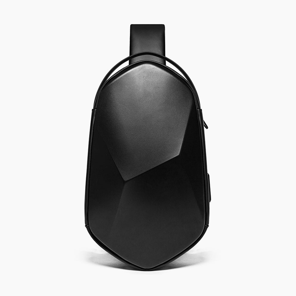 Bange - Bange Crashpak - Bolsa Tiracolo Masculina Rígida e Impermeável - Bolsas de ombroMy Bange - &cor_Preto