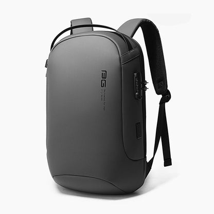 Bange - Bange Locki – Mochila Antifurto Masculina para Notebook - Mochila AntifurtoMy Bange - &cor_Cinza