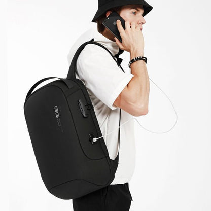 Bange - Bange Locki – Mochila Antifurto Masculina para Notebook - Mochila AntifurtoMy Bange - &cor_Preto