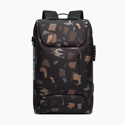 Bange - Bange Tecsafe - Mochila Executiva Antifurto para Notebook - Mochila AntifurtoMy Bange - &cor_Camuflado
